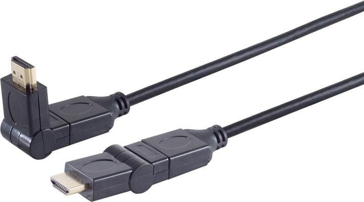Produktbild Shiverpeaks Monitorkabel 2 x HDMI Typ A-Stecker winkelbar, 1.3b, 1,5 m (22221396) (1.50 m, HDMI)