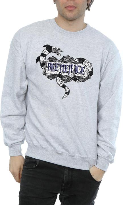 Produktbild Beetlejuice Sandwurm Logo Baumwolle Sweatshirt (XXL)