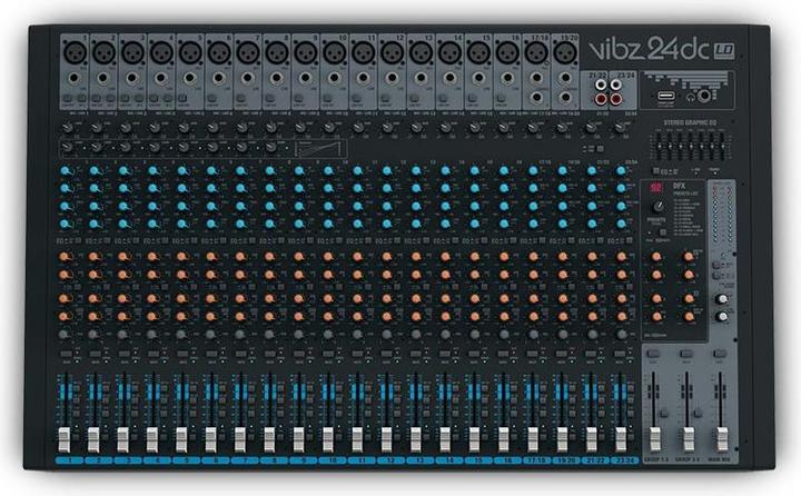 Produktbild LD Systems VIBZ 24 DC 24-Kanal Mischpult (Studio- und Livemixer)