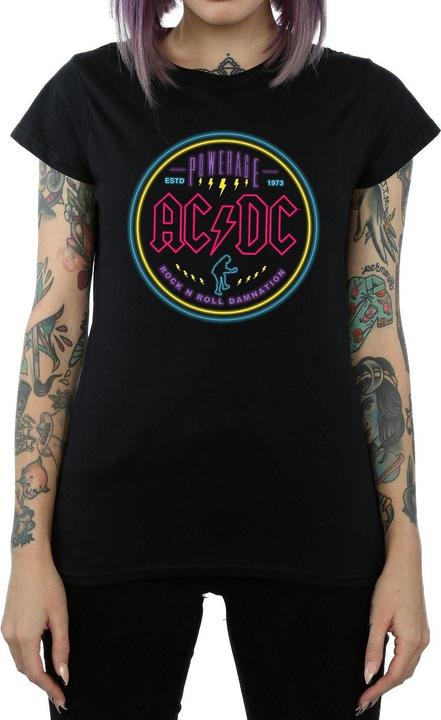 Immagine prodotto AC/DC T-shirt Circle neon in cotone (XL)