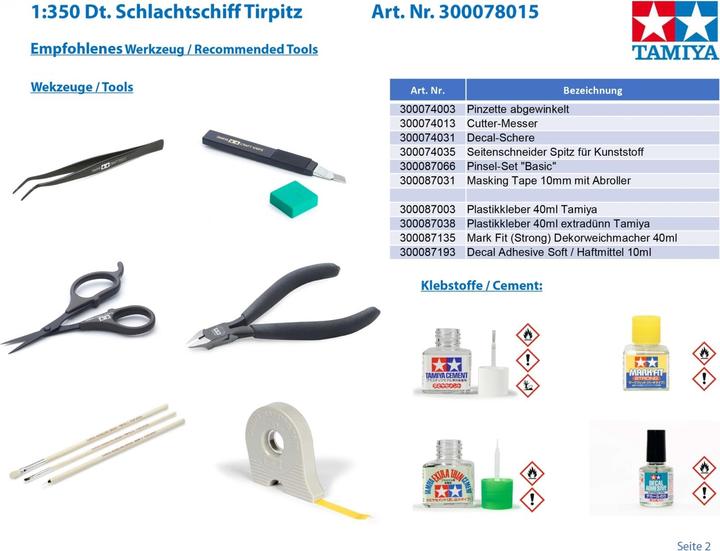 Produktbild Tamiya Tirpitz