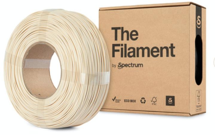 Actual product image The Filament ReFill PLA 1.75mm WOOD ASH 1kg (PLA, 1.75 mm, 1000 g, Brown)