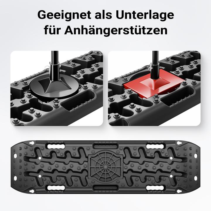 Produktbild Wiltec Sandbleche Paar 1063x298x66mm 7t Anfahrhilfe Bergeboard Traktionshilfe