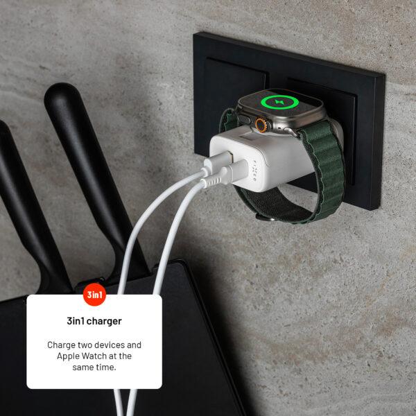 Immagine prodotto Fixed - MagFlip USB-C Charger 33W Apple Watch/USB-C/USB-A (33 W)
