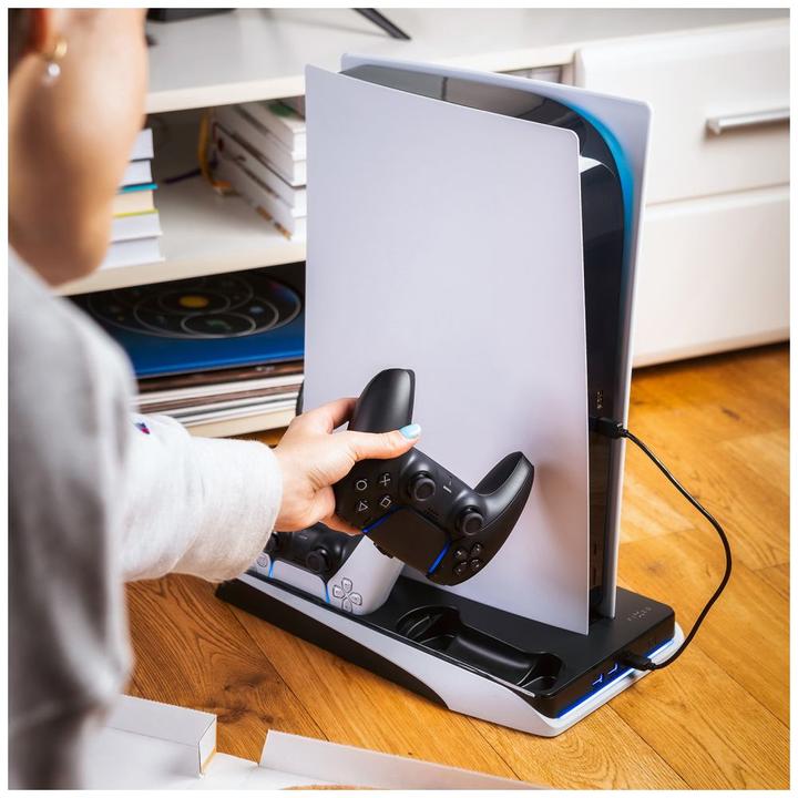 Immagine prodotto Fixed Stazione multifunzionale per PS5, bianco e nero (PS5)