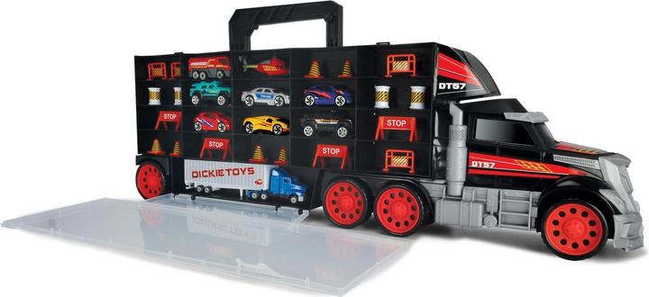Image du produit Dickie Camion/coffre de rangement avec voitures