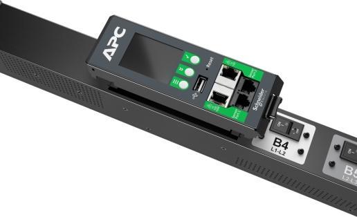 Produktbild APC NetShelter Rack PDU Advanced, Messgerät, 0U, Dreiphasig, Rackmount, Senkrecht, Schwarz