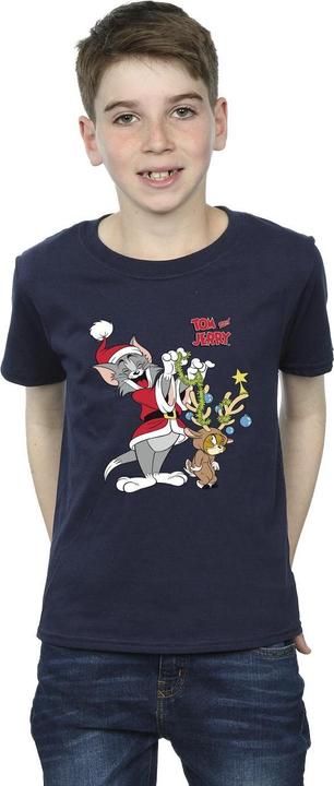 Immagine prodotto Tom & Jerry Christmas Reindeer Maglietta Ragazzi (140, 146)