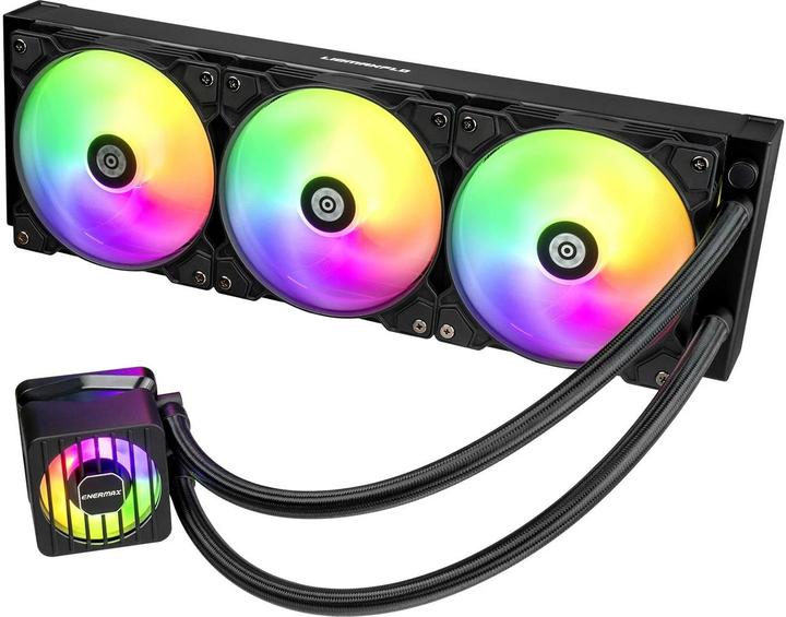 Produktbild Enermax LIQMAXFLO 360mm CPU AIO Flüssigkeitskühler - Xtreme Doppelkammerpumpe- VRM Wasserblock ARGB