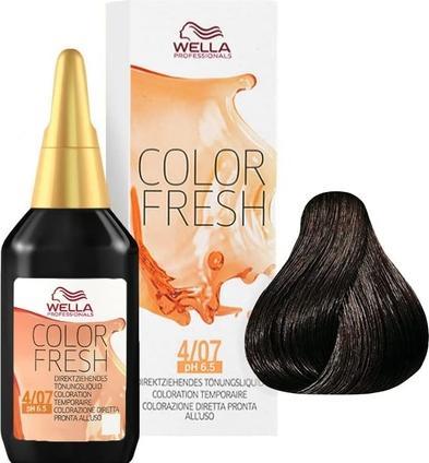 Image du produit Wella Color Fresh (4/07 brun moyen brun naturel brun naturel)