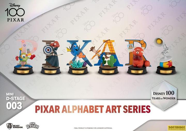 Produktbild Beast Kingdom Disney Mini Diorama Stage 100 Years of Wonder-Pixar Alphabet Art