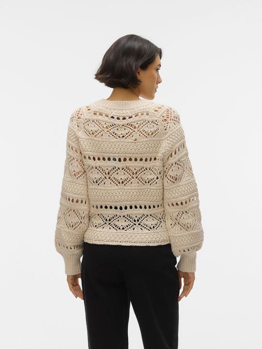 Produktbild Vero Moda Rundhals Ballonärmel Pullover Strickpullover (S)