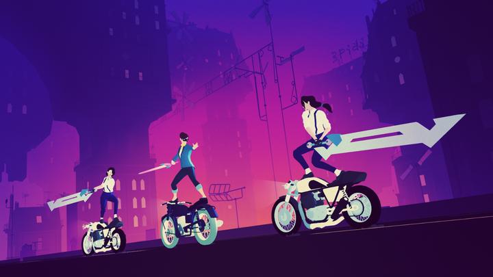 Actual product image Skybound Sayonara Wild Hearts (PS4, Multilingual)