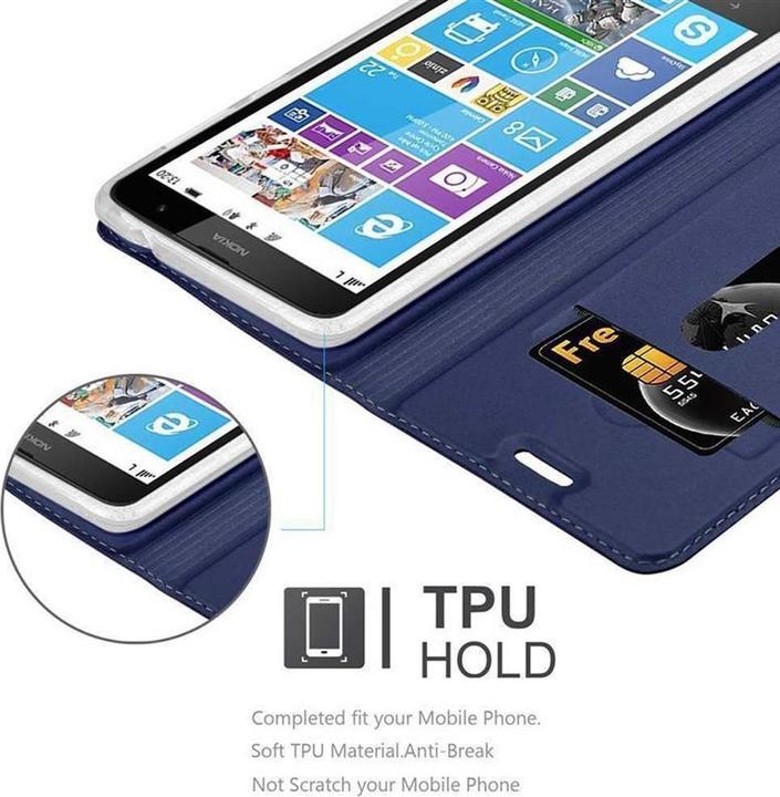 Actual product image Cadorabo Book Classy Style Cover (Nokia Lumia 1320)