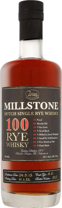 Actual product image Milestone Millstone 100 (Rye whisky, 1 x 70 cl)