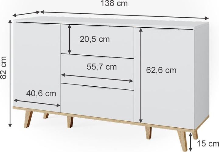 Actual product image Vicco Nautica (138 x 40 x 82 cm)