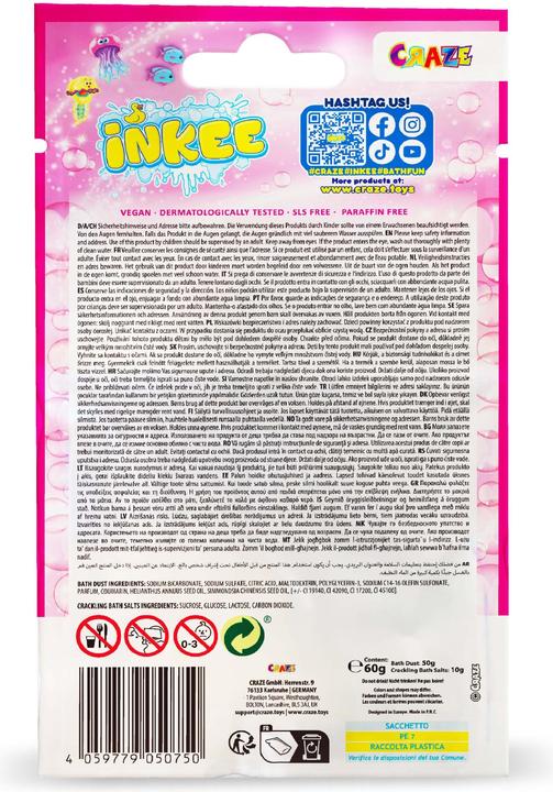 Produktbild Craze Inkee Galupy Badestaub mit Knister (Badesalz)