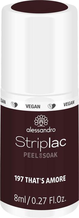 Alessandro Striplac Peel or Soak off That's Amore (197 Thats Amore, UV-Gel Lack)