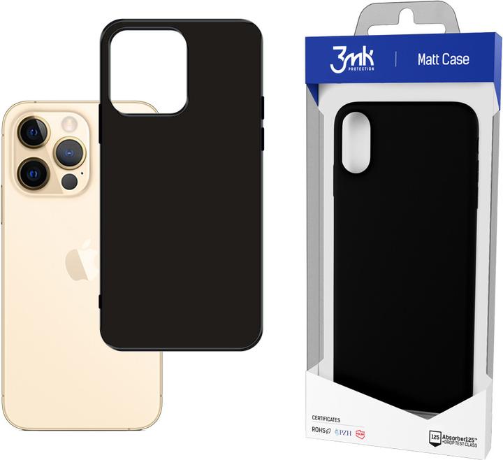 Productafbeelding 3MK Matte hoes voor Xiaomi Redmi 9A / 9AT zwart (Xiaomi Redmi 9A, Xiaomi Redmi 9AT)