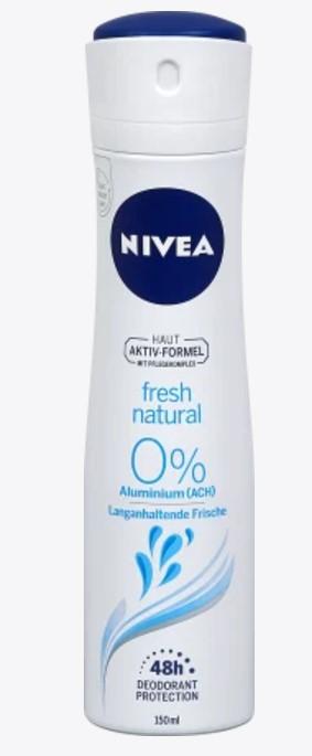 Actual product image NIVEA Fresh Natural (Spray, 150 ml)