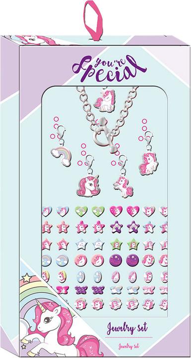 Produktbild Kids Licensing Einhorn Schmuck Set mit Aufklebern