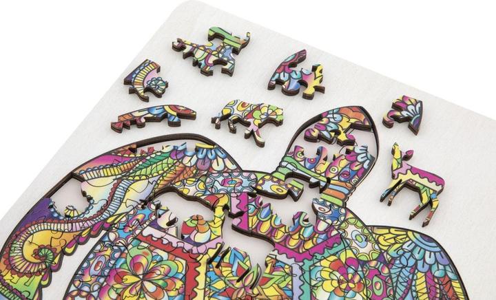 Produktbild Grafix Holzpuzzle Schildkröte 130 Teile FSC (130 Teile)