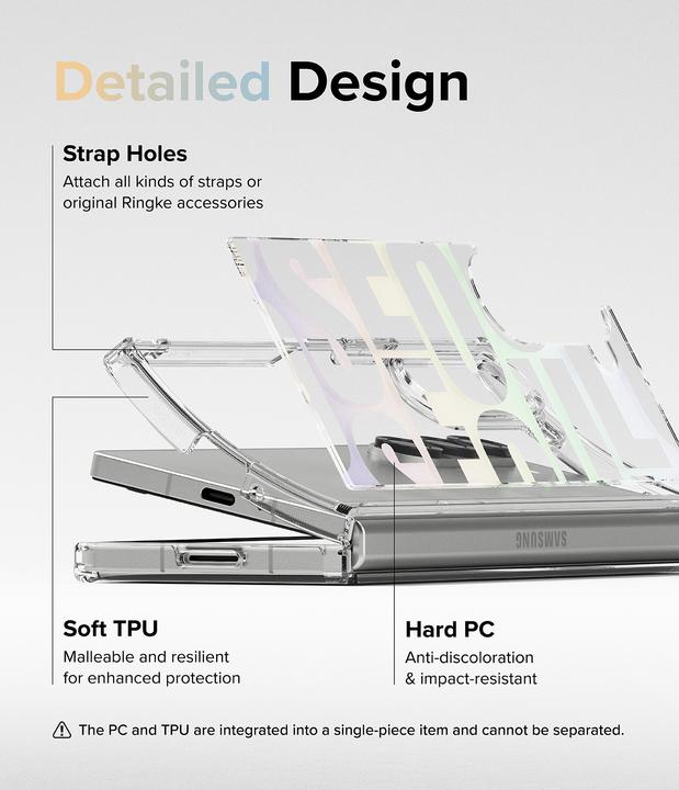 Actual product image Ringke Case for Galaxy Z Fold 6 FUSION DESIGN SEOUL (Samsung Galaxy Z Fold6)