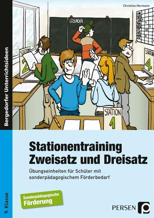 Produktbild Stationentraining Zweisatz und Dreisatz (Deutsch, Christine Hermann, 2021)