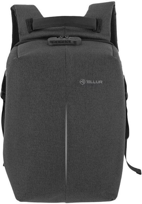 Tellur 15,6 Zaino per notebook Antifurto V2, porta USB, juodas