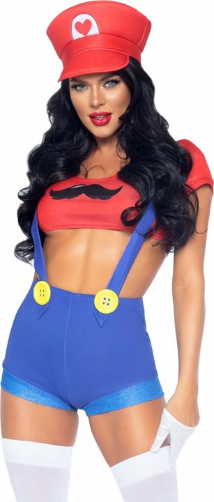 Immagine prodotto Leg Avenue Costume sexy Mario Bros rosso/blu M (M)