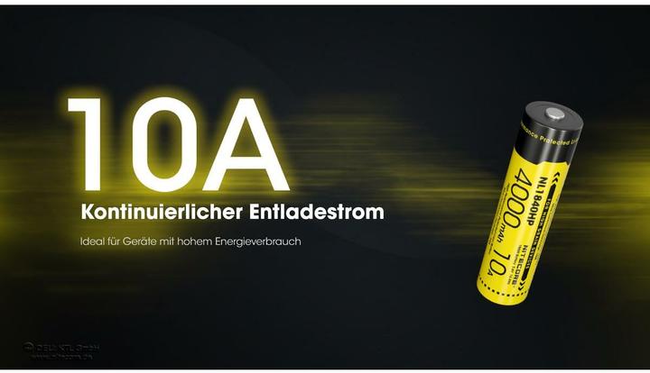 Actual product image Nitecore NL1840HP (1 pcs., 18650, 4000 mAh)