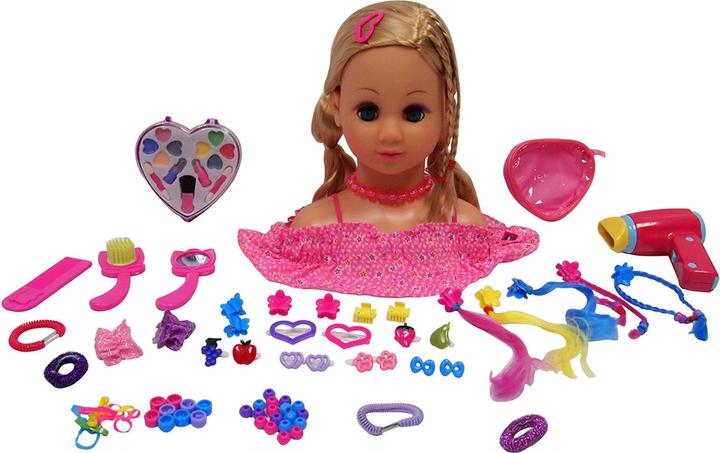 Productafbeelding happytoys Make Up Poppenkop - Blond (804012)
