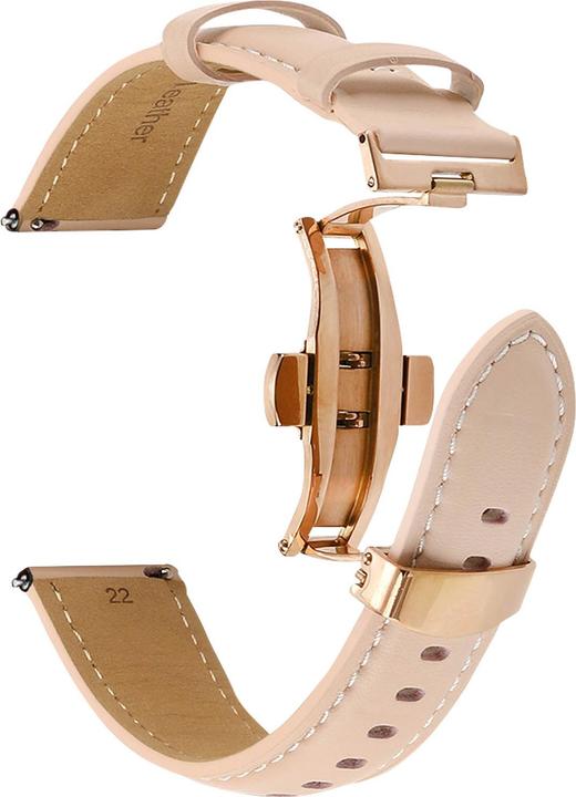 Actual product image Avizar Replacement wristband (22 mm, Leather)