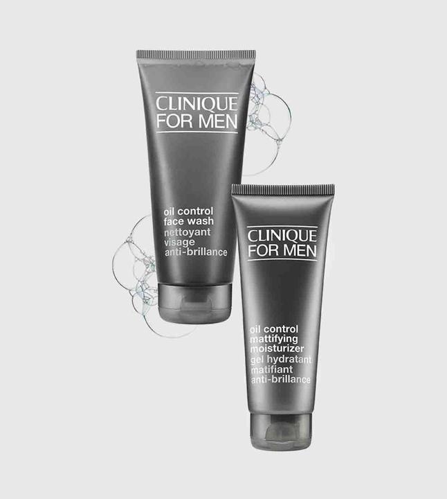 Actual product image Clinique For Men Oil Control Face Wash (Cleaning cloths, 200 ml)