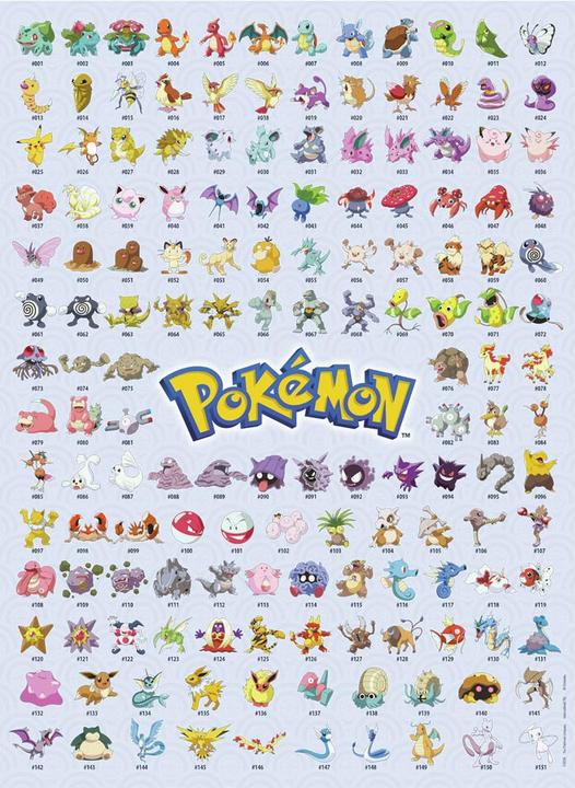 Actual product image Ravensburger The first 151 Pokémon (500 pieces)