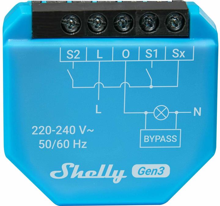 Produktbild Shelly 1L Gen3 (Schaltaktor)