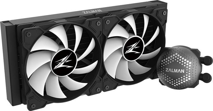 Produktbild Zalman ALPHA28 Black CPU Liquid Cooler 280mm Radiator 2 x 140 mm Fan ARGB pump Dual
