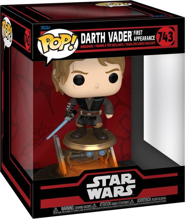 Produktbild Funko Star Wars: Dark Side POP! Deluxe Vinyl Figur Darth Vader (First Appearance) 9 cm