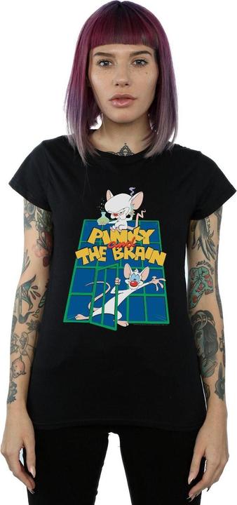 Image du produit Universal Textiles - T-shirt PINKY AND THE BRAIN LABORATORY - Femme (XL)