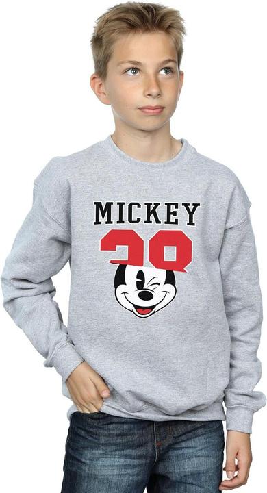 Actual product image Disney Boys Mickey Mouse Split 28 Sweatshirt (128)
