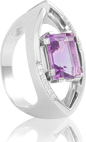 Immagine prodotto Breuning ANELLO - E.AMETHYST/Brill. 0,077 Ct. H/si (49, Oro 750/18 K)