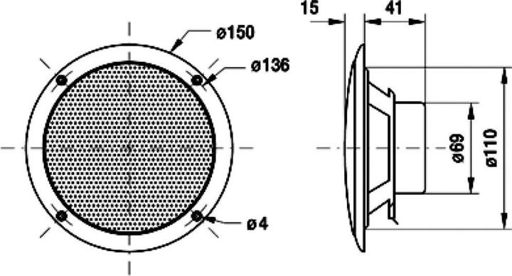 Immagine prodotto Visaton Altoparlante a gamma completa FR 13 WP