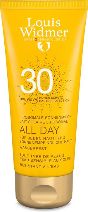 Immagine prodotto Louis Widmer Latte solare per tutto il giorno non profumato (Latte solare, SPF 30, 100 ml, 137 g)