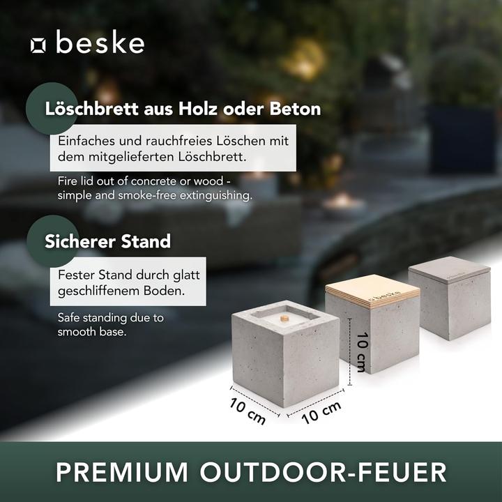Actual product image Beske Manufaktur Concrete Vases Series