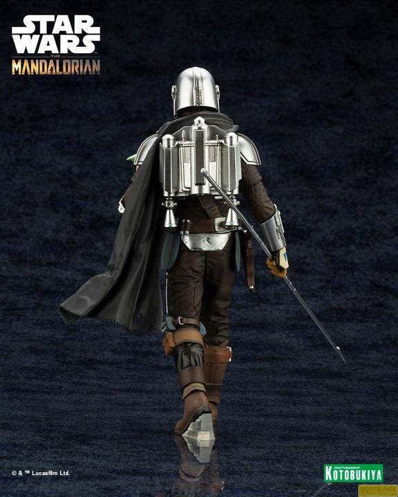 Produktbild Kotobukiya Star Wars The Mandalorian statuette PVC ARTFX 1/10 Mandalorian & Grogu with Beskar Staff 18 cm
