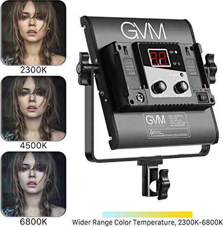 Image du produit GVM Lampes vidéo LED avec support (Lumière vidéo)