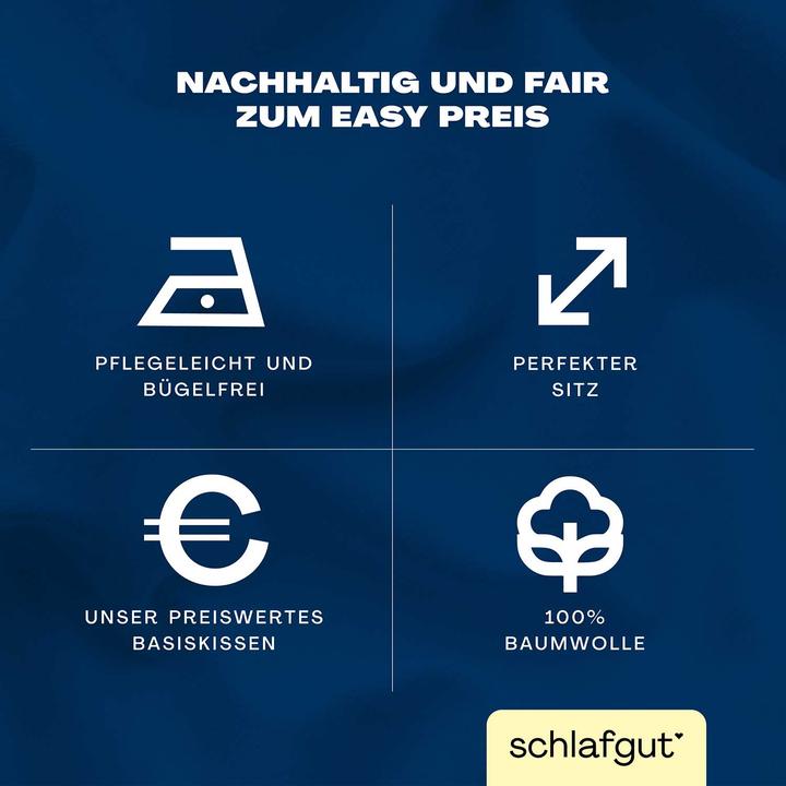 Produktbild schlafgut Easy Jersey (Duvetbezug, 70 x 90 cm)