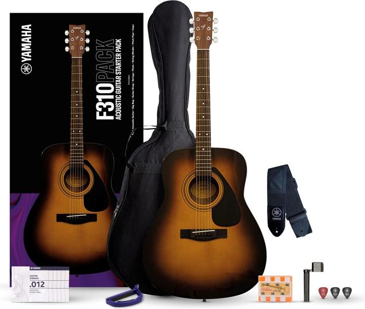 Produktbild Yamaha F310P II (Akustik Gitarre, Material Gitarrentuner: Chrome, Gitarrensattelmaterial: Urea, Brückenmaterial: Rosewood, Fingerbrettmaterial: Rosewood)