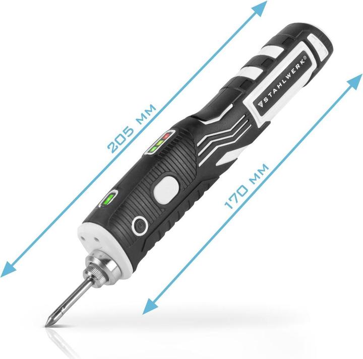 Immagine prodotto Stahlwerk Saldatore a batteria BLK-8 ST con temperatura di saldatura di 480°C in un set completo