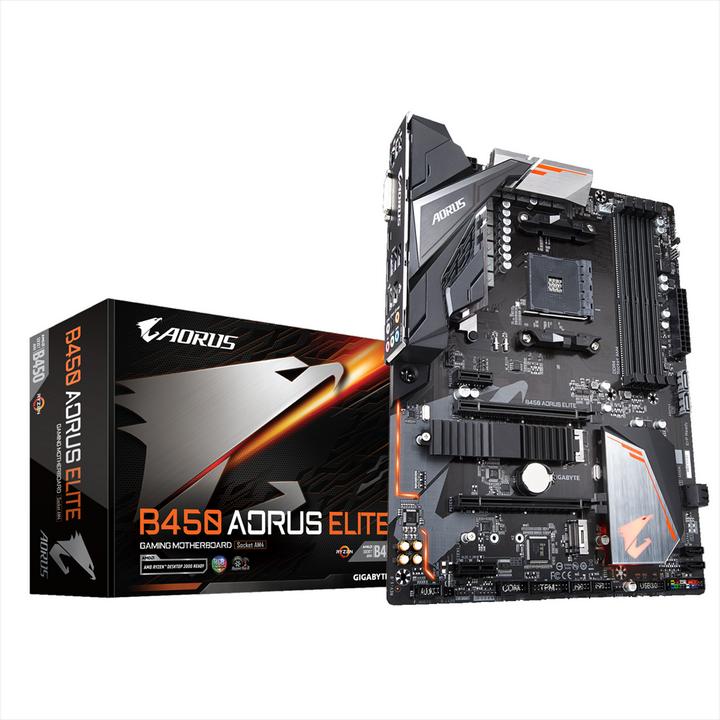 Produktbild Gigabyte B450 AORUS Elite V2 (AM4, AMD B450, ATX)